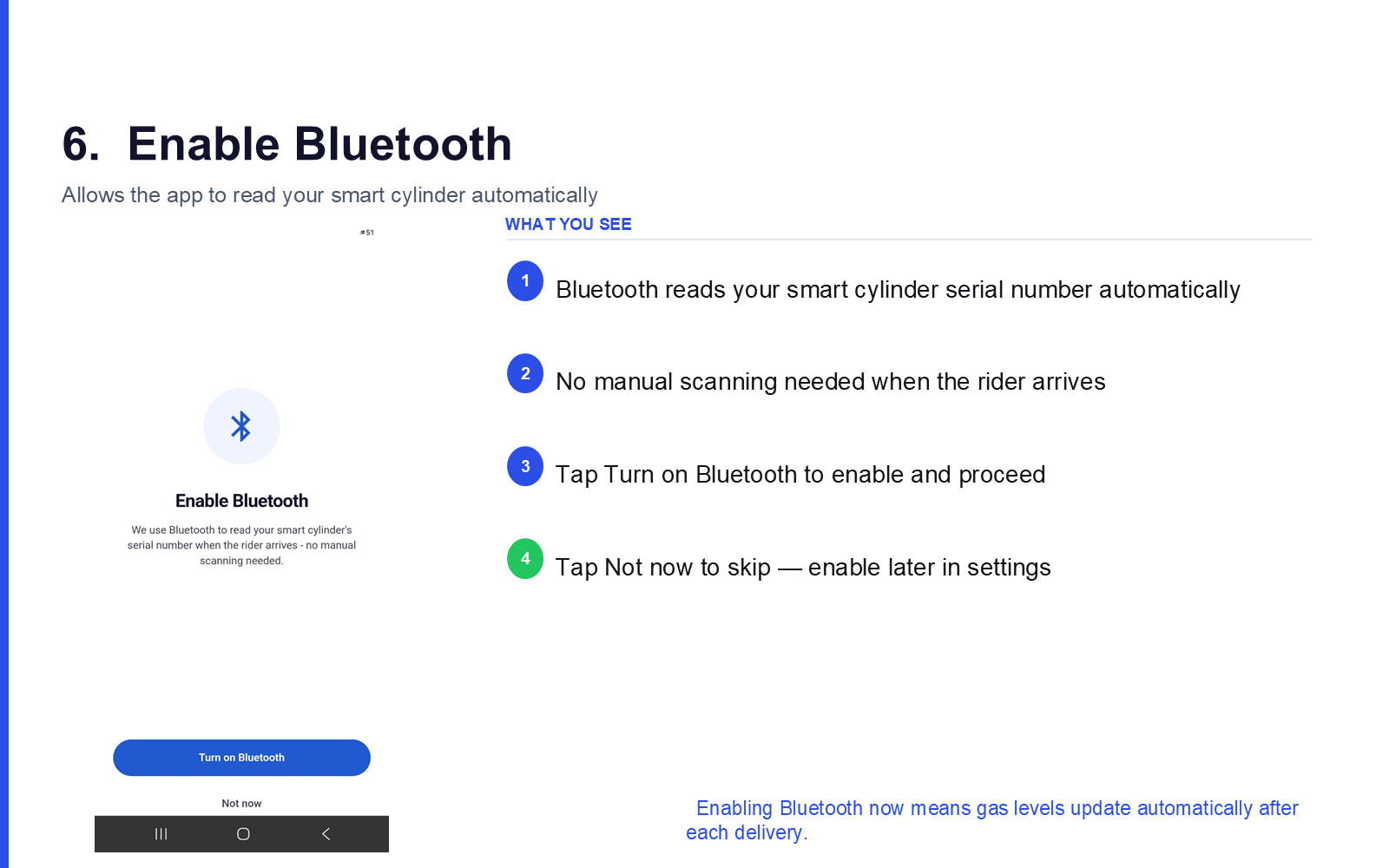 Enable Bluetooth