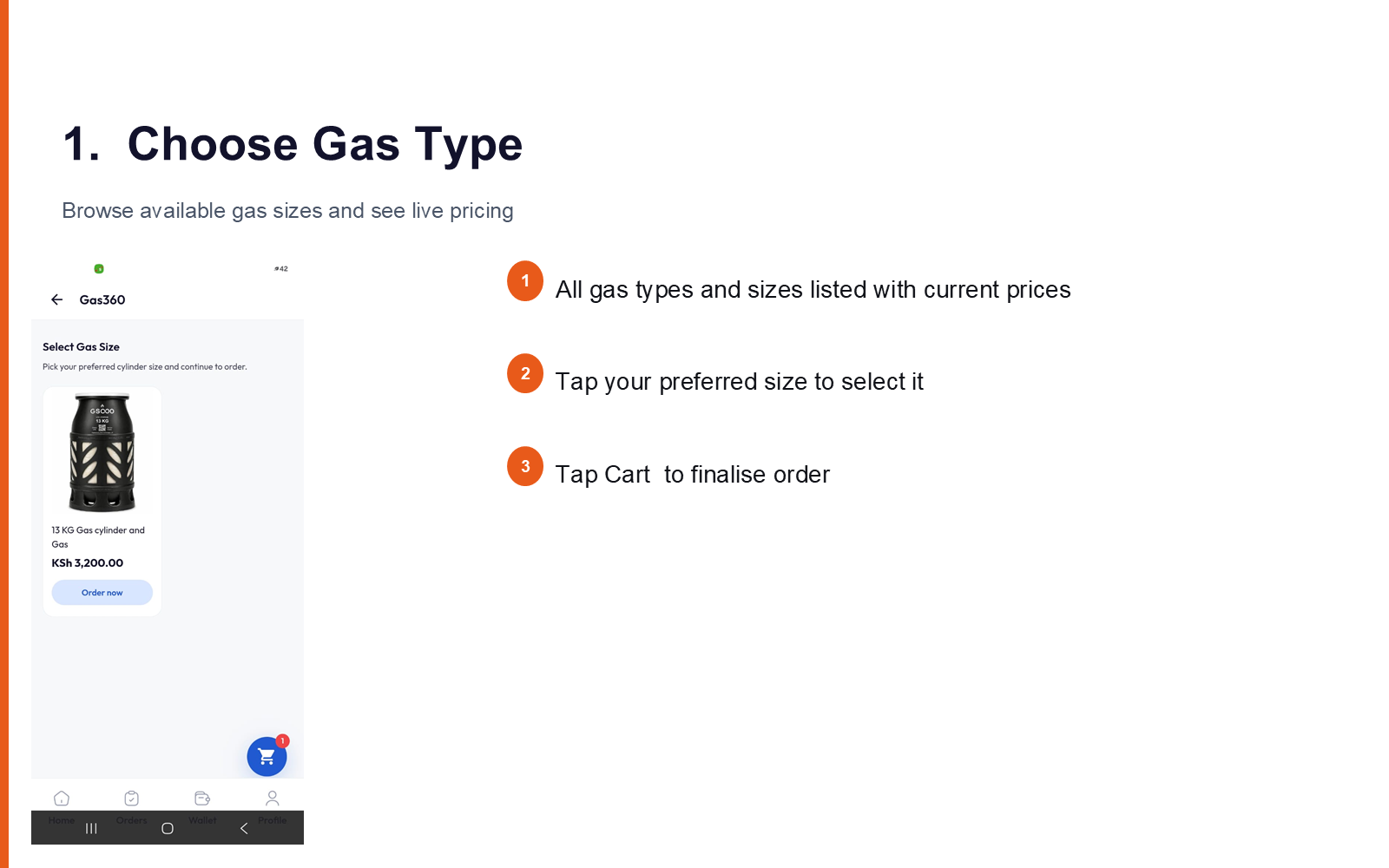 Choose Gas Type