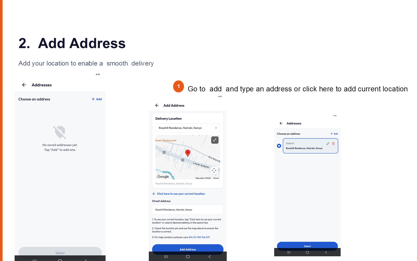 Add Address