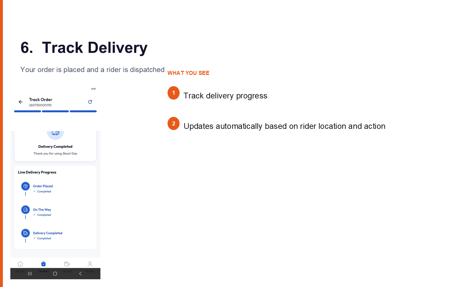 Track Delivery