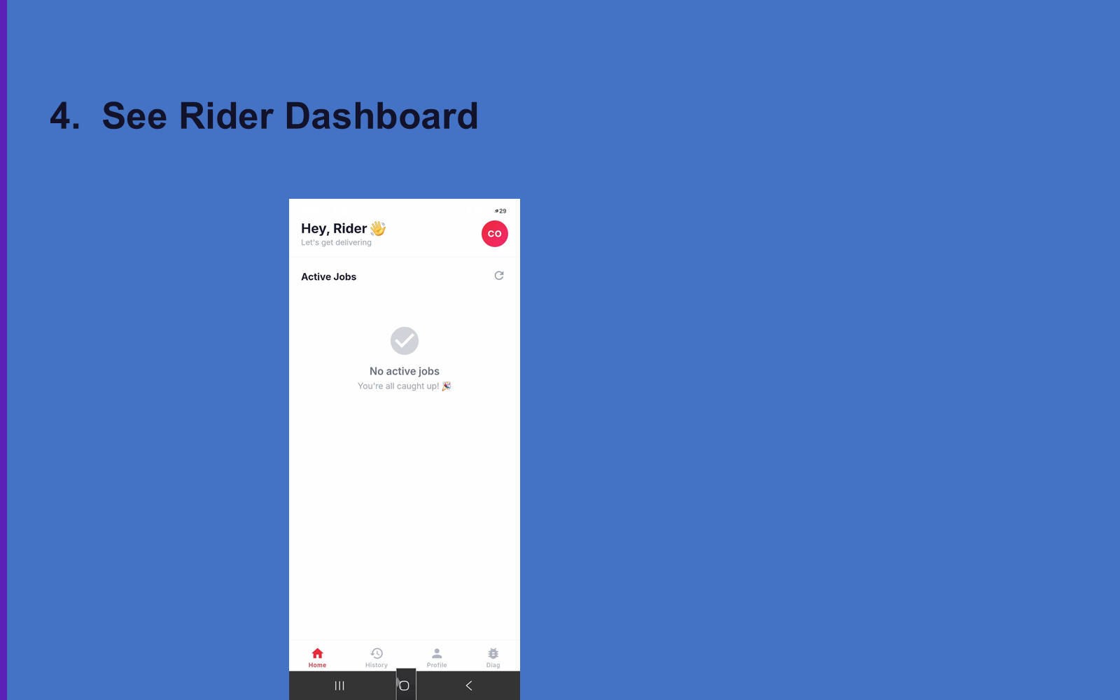 Rider Dashboard