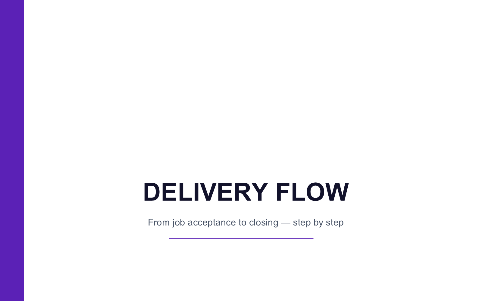 Delivery Flow
